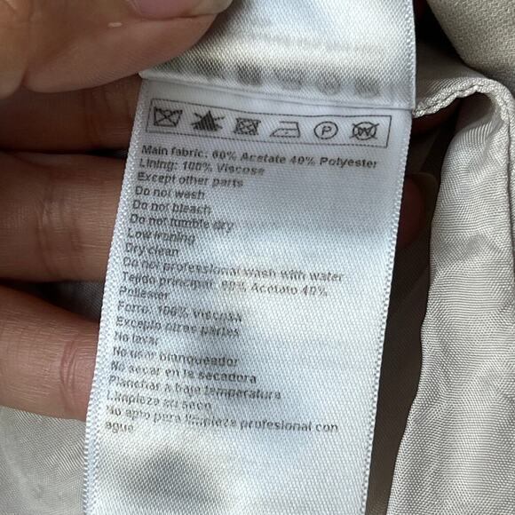 ba&sh Sylvana Off White Cream Blazer Jacket Size S - Picture 7 of 8